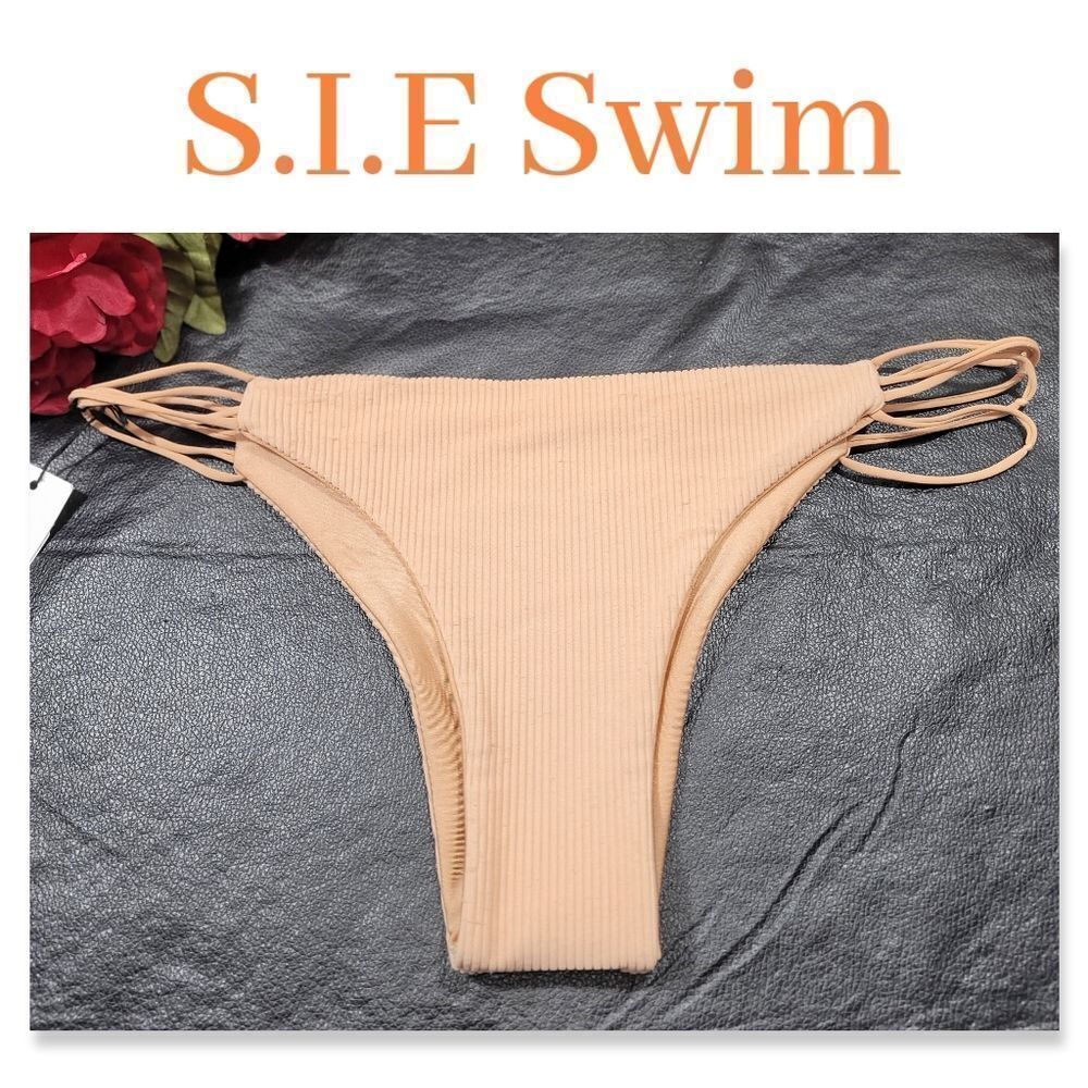 NWT S.I.E Swim Cheeky Bottoms in Terracotta